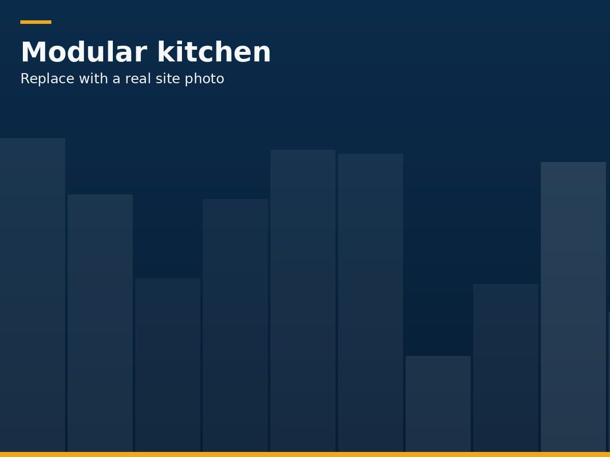 Modular kitchen and pantry in Sector 70, Mohali