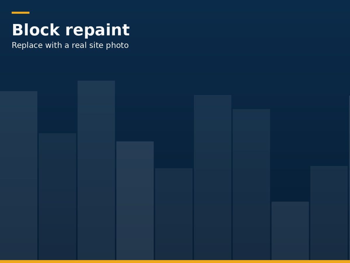 Residential block repaint in Zirakpur